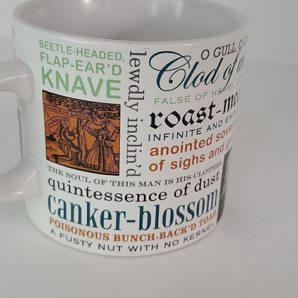 Shakespearean Insults Coffee Mug - Shakespeare's Wittiest and Meanest Insults - Picture 2 of 10